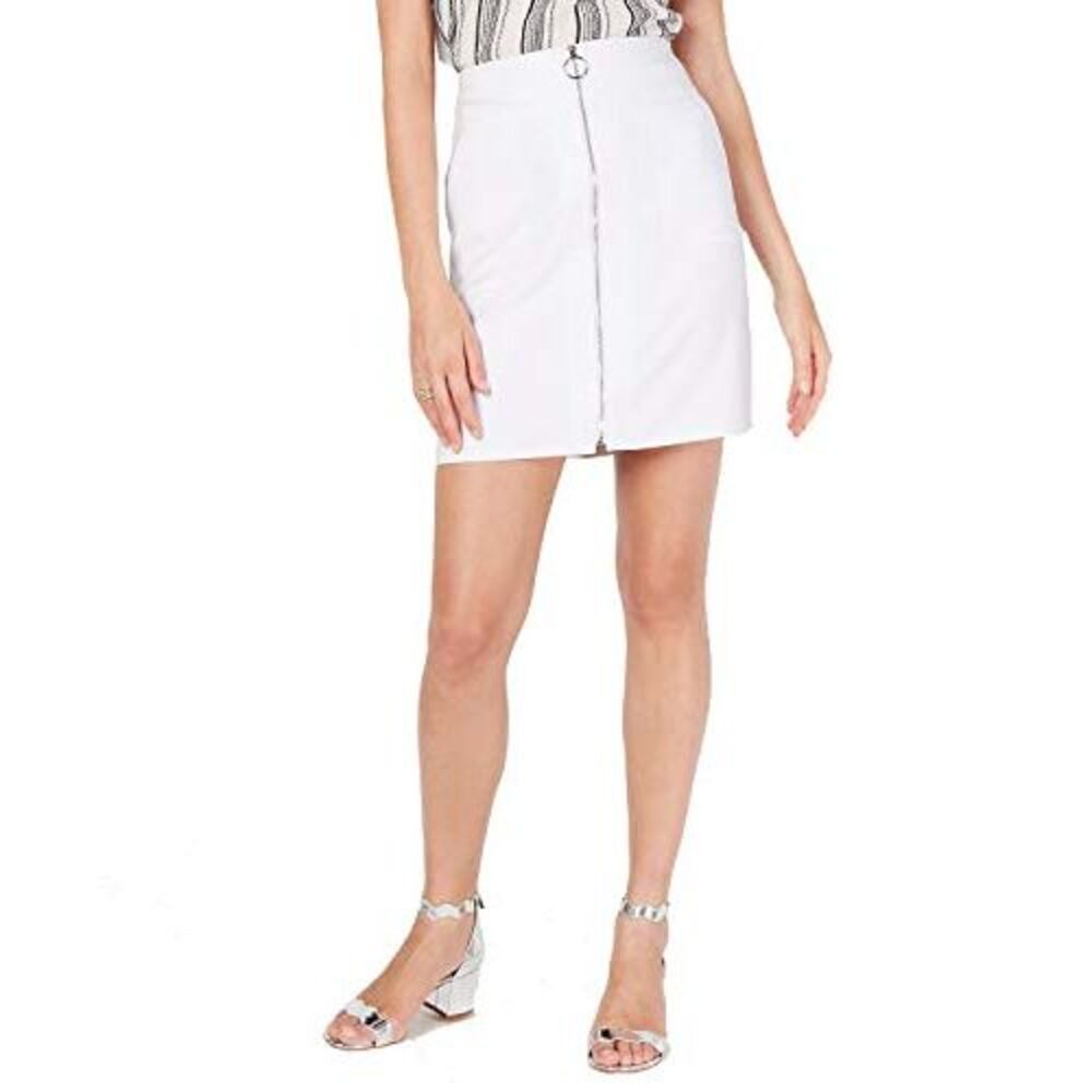 INC International Concepts Zip Front Mini Skirt